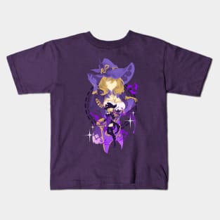 Lisa Witch of Purple Rose Kids T-Shirt